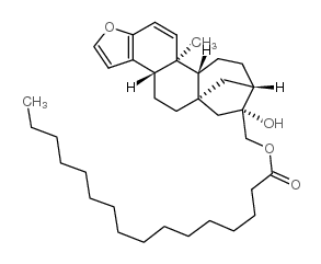 Kahweol palmitate structure, CAS 81760-45-4