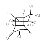 Kepone structure, CAS 143-50-0