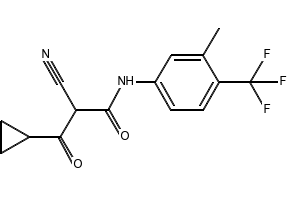 Laflunimus structure, CAS 147076-36-6