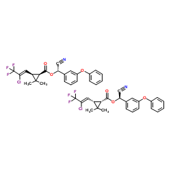 Lambda-cyhalothrin structure, CAS 91465-08-6