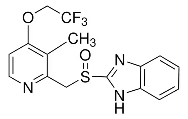 Lansoprazole structure, CAS 103577-45-3