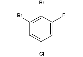 1-Chloro-3,4-dibromo-5-fluorobenzene structure, CAS 208186-78-1