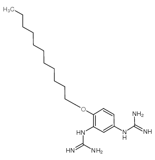 Lauroguadine structure, CAS 135-43-3