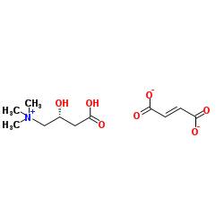L-Carnitine fumarate structure, CAS 90471-79-7