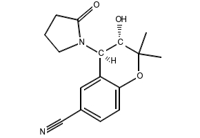Levcromakalim structure, CAS 94535-50-9