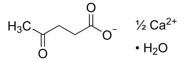 Levulinic acid calcium salt dihydrate structure, CAS 5743-49-7