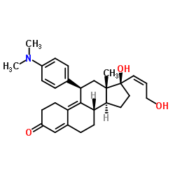 Lilopristone structure, CAS 97747-88-1