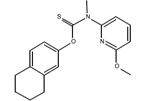 Liranaftate structure, CAS 88678-31-3