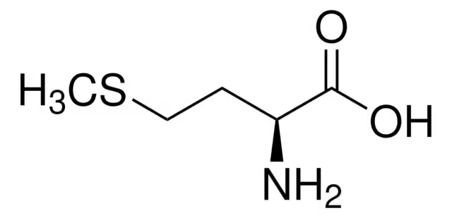L-methionine structure, CAS 63-68-3