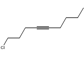 1-Chloro-4-nonyne structure, CAS 3416-74-8