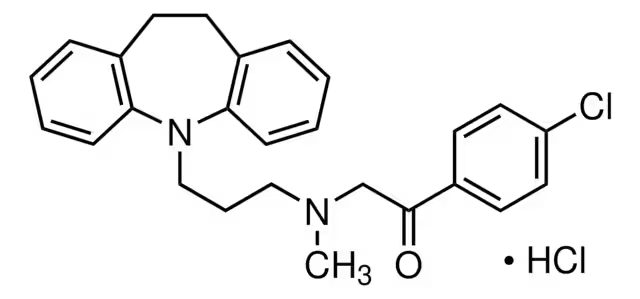 Lofepramine hydrochloride structure, CAS 26786-32-3