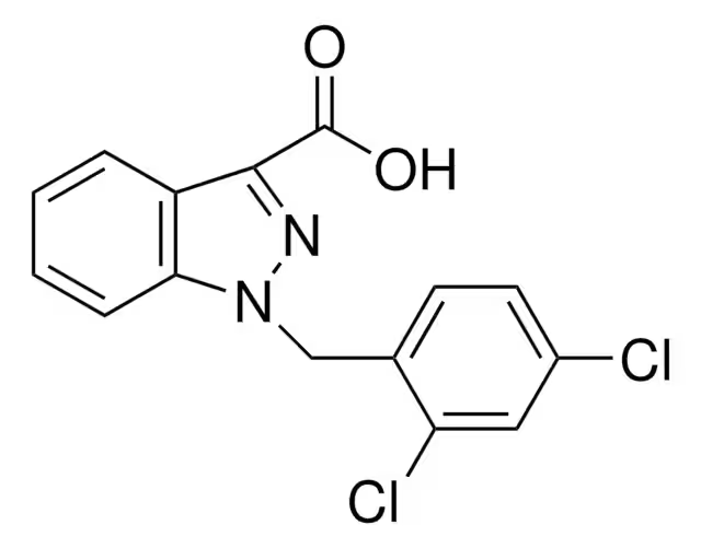 Lonidamine structure, CAS 50264-69-2