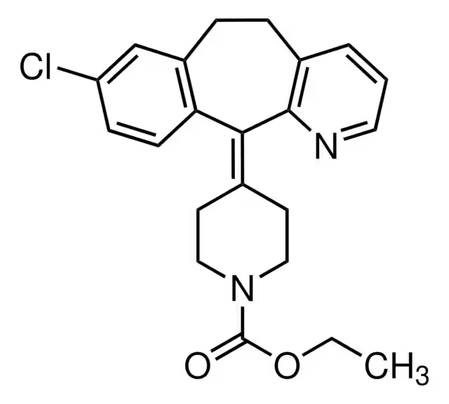 Loratadine structure, CAS 79794-75-5