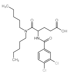 Lorglumide Sodium structure, CAS 97964-56-2