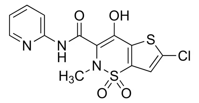 Lornoxicam structure, CAS 70374-39-9