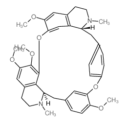 L-Tetrandrine structure, CAS 1263-79-2