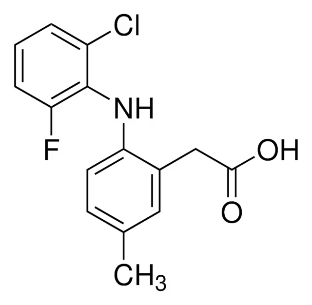 Lumiracoxib structure, CAS 220991-20-8