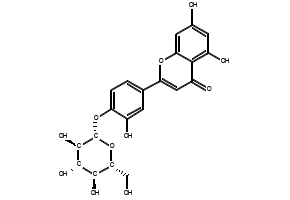 Luteolin-4'-O-glucoside structure, CAS 6920-38-3