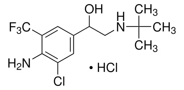 Mabuterol structure, CAS 56341-08-3