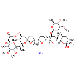 Maduramicin ammonium structure, CAS 84878-61-5