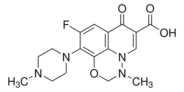 Marbofloxacin structure, CAS 115550-35-1
