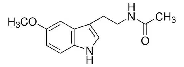 Melatonin structure, CAS 73-31-4