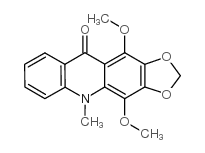 Melicopidine structure, CAS 475-91-2