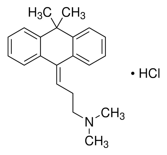 Melitracen hydrochloride structure, CAS 10563-70-9