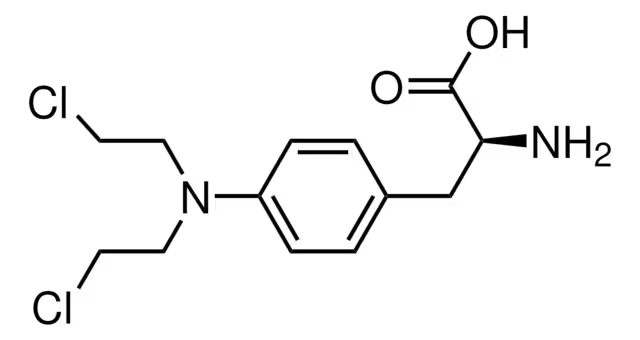 Melphalan structure, CAS 148-82-3