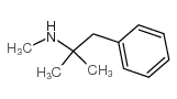 Mephentermine structure, CAS 100-92-5