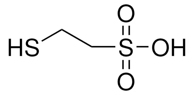 2-Mercaptoethanesulfonic acid structure, CAS 3375-50-6