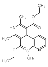 Mesudipine structure, CAS 62658-88-2