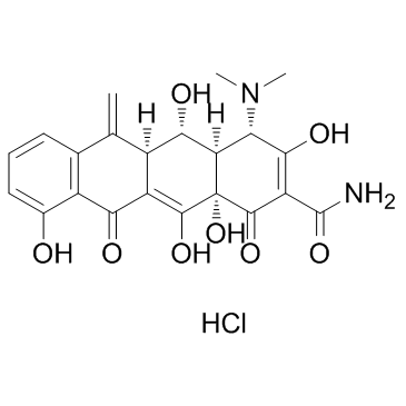 Metacycline structure, CAS 3963-95-9