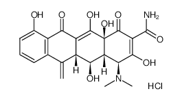Metacycline hydrochloride structure, CAS 3963-45-9