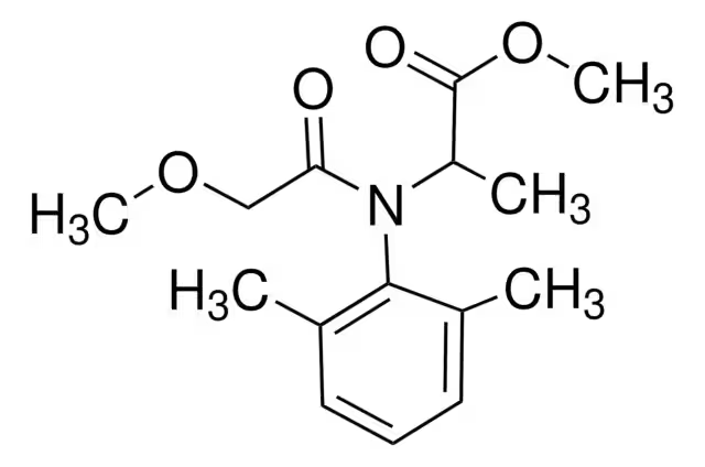 Metalaxyl structure, CAS 57837-19-1