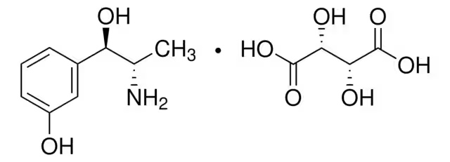 Metaraminol structure, CAS 54-49-9
