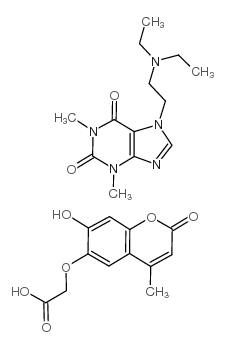 Metescufylline structure, CAS 15518-82-8