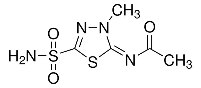Methazolamide structure, CAS 554-57-4