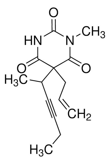 Methohexital structure, CAS 151-83-7