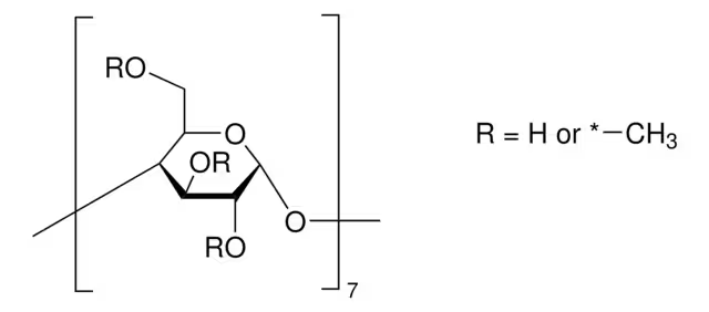 Methyl beta-cyclodextrin structure, CAS 128446-36-6