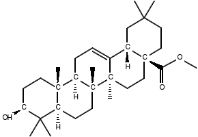 Methyloleanolate structure, CAS 1724-17-0