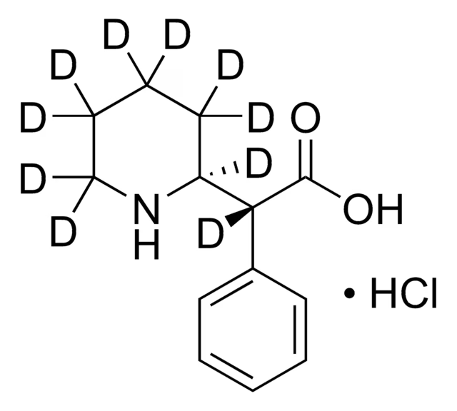 Methylphenidate hydrochloride structure, CAS 298-59-9