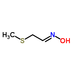 Methylthioacetaldoxime structure, CAS 10533-67-2