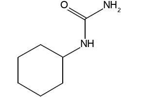 1-Cyclohexylurea structure, CAS 698-90-8