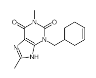Mexafylline structure, CAS 80294-25-3