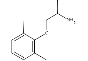 Mexiletine structure, CAS 31828-71-4