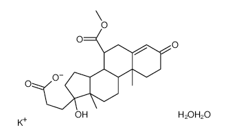 Mexrenoate potassium structure, CAS 43169-54-6