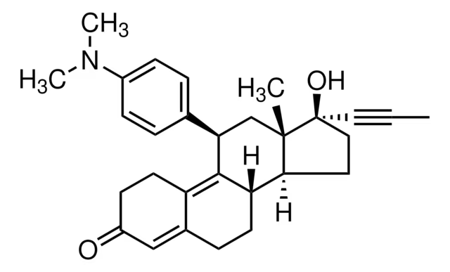Mifepristone structure, CAS 84371-65-3