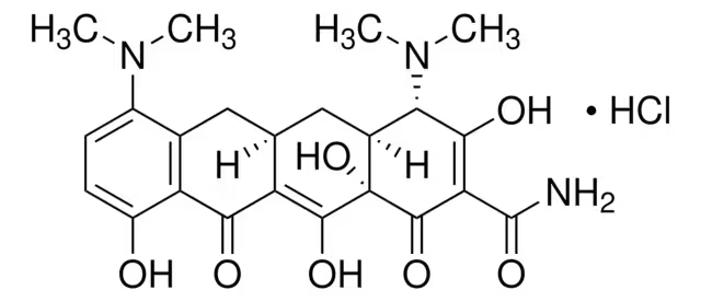 Minocycline hydrochloride structure, CAS 13614-98-7