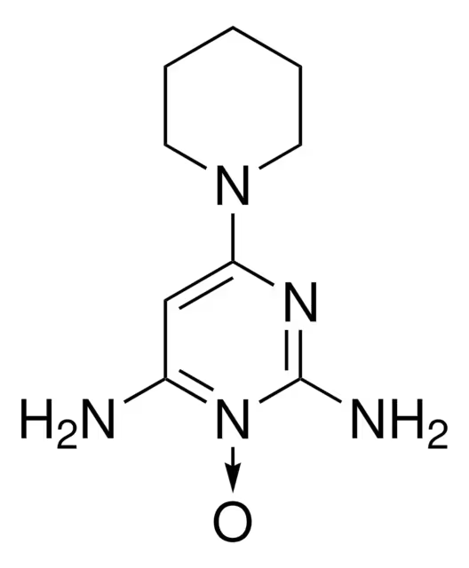 Minoxidil structure, CAS 38304-91-5